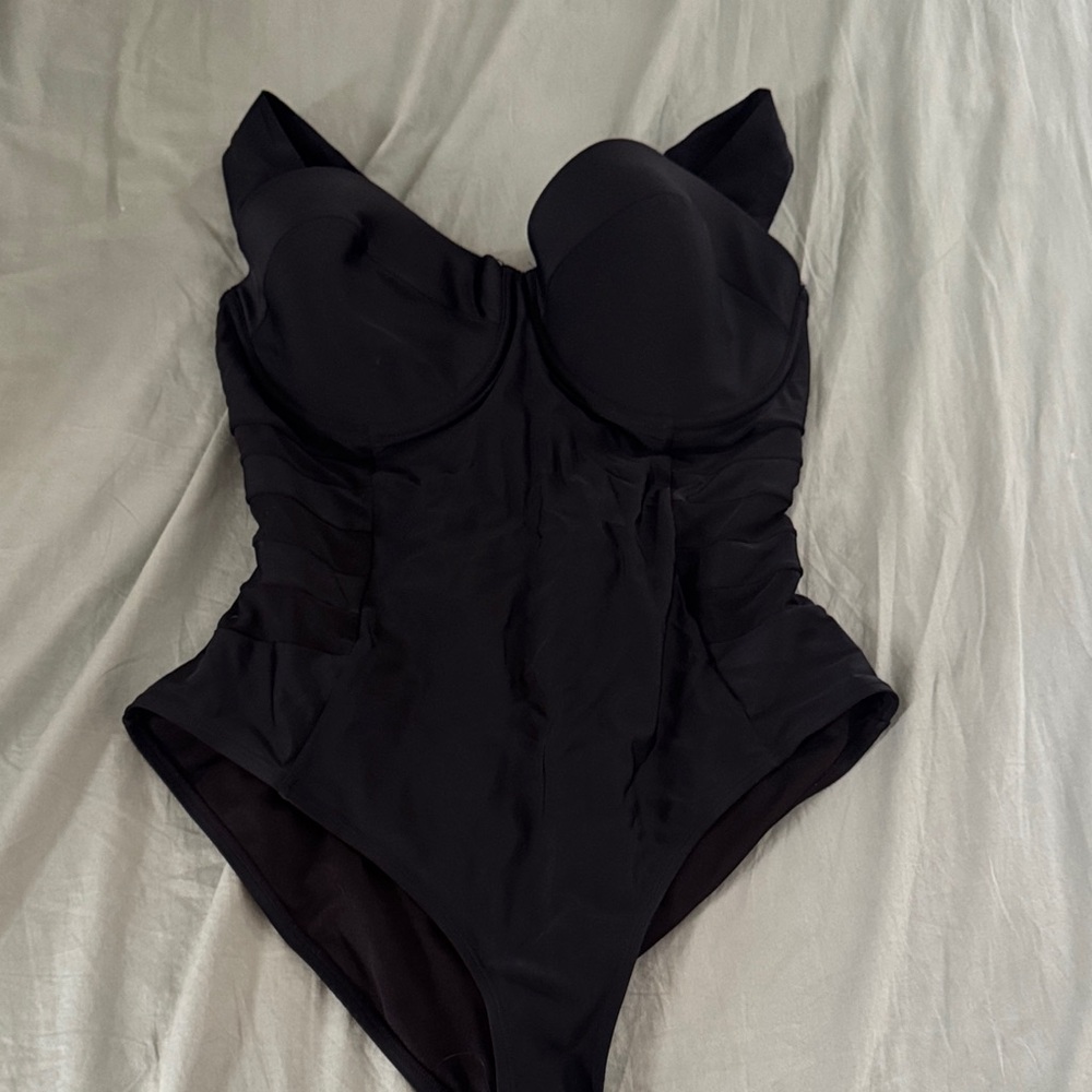 AdoreMe Black One-Piece Swimsuit
